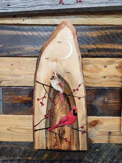 Cardinals on Cherry Branch